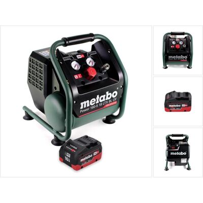 Metabo, Kompressor, Power 160-5 18 LTX BL OF Akku Kompressor 18 V 8,0 bar Brushless + 1x Akku 10,0 Ah - ohne (5 l, 8 Bar) Metabo, Kompressor, Power 160-5 18 LTX BL OF Akku Kompressor 18 V 8,0 bar Brushless + 1x Akku 10,0 Ah - ohne (5 l, 8 Bar)