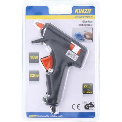 Kinzo Heißklebepistole - Kompakt 10W mit 2 Sticks - DIY & Reparaturen Kinzo Heißklebepistole - Kompakt 10W mit 2 Sticks - DIY & Reparaturen