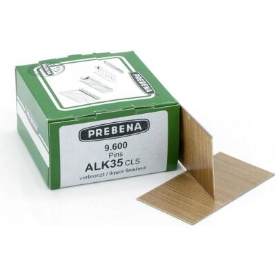 Prebena, Tackerklammern + Tackernägel, ALK35CLS Pins (Stifte mit Kopf) verbronzt Prebena, Tackerklammern + Tackernägel, ALK35CLS Pins (Stifte mit Kopf) verbronzt
