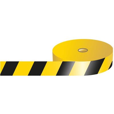 Brady, Absperrung, B-912, Absperrband, Polyethylen, Schwarz/Gelb, gestreift, 75mm x 500m, fr Kennzeichnung von Brady, Absperrung, B-912, Absperrband, Polyethylen, Schwarz/Gelb, gestreift, 75mm x 500m, fr Kennzeichnung von