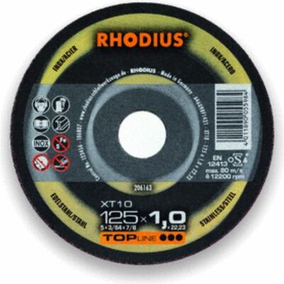 Rhodius Modell XT10 Trennscheibe - Stahl & Edelstahl Rhodius Modell XT10 Trennscheibe - Stahl & Edelstahl