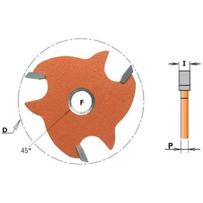 CMT ORANGE TOOLS 823.332.11 Fräser - Scan-Nutendracher CMT ORANGE TOOLS 823.332.11 Fräser - Scan-Nutendracher
