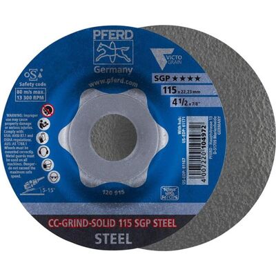 Pferd, Schleifmittel, CC-GRIND-SOLID 180 SGP STEEL (Coarse) Pferd, Schleifmittel, CC-GRIND-SOLID 180 SGP STEEL (Coarse)