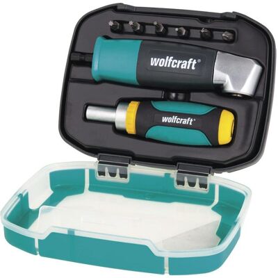 wolfcraft, Schraubenzieher, 1 Schubladen-Schrauber-Set 8-tlg. (Kreuzschlitz) wolfcraft, Schraubenzieher, 1 Schubladen-Schrauber-Set 8-tlg. (Kreuzschlitz)