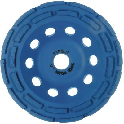 Tyrolit, Schleifmittel, Diamantschleiftopf DGU-deux rangées 125 mm für Beton, Naturstein 22,23 mm (30) Tyrolit, Schleifmittel, Diamantschleiftopf DGU-deux rangées 125 mm für Beton, Naturstein 22,23 mm (30)
