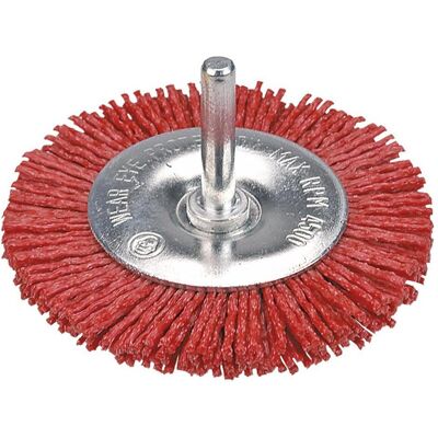 Verto, Schleifmittel, Schleifscheibenbürste mit Schaft 75 mm Verto, Schleifmittel, Schleifscheibenbürste mit Schaft 75 mm