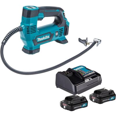 Makita, Kompressor, MP 100 DSA Akku Kompressor 12 V max. 8,3 bar + 2x Akku 2,0 Ah + Ladegerät (8.30 Bar) Makita, Kompressor, MP 100 DSA Akku Kompressor 12 V max. 8,3 bar + 2x Akku 2,0 Ah + Ladegerät (8.30 Bar)