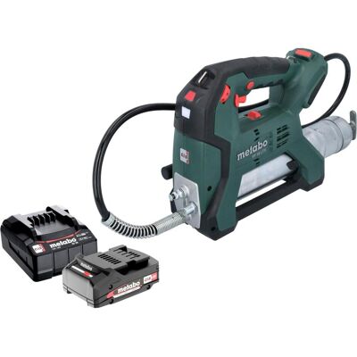 Metabo, Kartuschenpistole + Fettpresse, FP 18 LTX Akku Fettpresse 18 V 690 bar + 1x Akku 2,0 Ah + Ladegerät (Fettpresse) Metabo, Kartuschenpistole + Fettpresse, FP 18 LTX Akku Fettpresse 18 V 690 bar + 1x Akku 2,0 Ah + Ladegerät (Fettpresse)