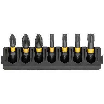 DeWalt, Bits, 7pc 25mm Pz Tx Mix Bar Flextorq DeWalt, Bits, 7pc 25mm Pz Tx Mix Bar Flextorq