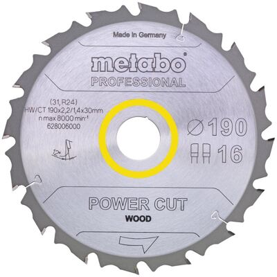 Metabo, Sägeblatt, Kreissägeblatt HW/CT52x20x24 Metabo, Sägeblatt, Kreissägeblatt HW/CT52x20x24