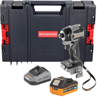 Procraft, Bohrmaschine + Akkuschrauber, Industrial ID20Abb Akku Schlagschrauber 20 V 180 Nm 1/4" + 1x Akku 4,0 Ah + Ladegerät + (Schlagschrauber) Procraft, Bohrmaschine + Akkuschrauber, Industrial ID20Abb Akku Schlagschrauber 20 V 180 Nm 1/4" + 1x Akku 4,0 Ah + Ladegerät + (Schlagschrauber)