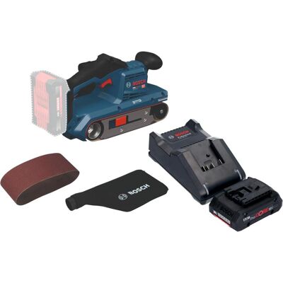 Professional, Schleifmaschine + Poliermaschine, Bosch GBS 18V-75 Akku Bandschleifer 18 V 76 x 533 mm Brushless + 1x ProCORE Akku 4,0 Ah + Ladegerät (Bandschleifer) Professional, Schleifmaschine + Poliermaschine, Bosch GBS 18V-75 Akku Bandschleifer 18 V 76 x 533 mm Brushless + 1x ProCORE Akku 4,0 Ah + Ladegerät (Bandschleifer)