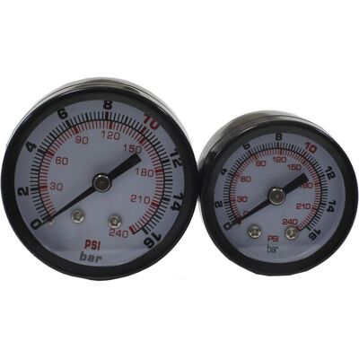 Stier, Zubehör Druckluftwerkzeug, Manometer für Kompressor LKT 200-8-24 ölfrei und LKT 240-8-24 Stier, Zubehör Druckluftwerkzeug, Manometer für Kompressor LKT 200-8-24 ölfrei und LKT 240-8-24