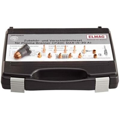 Elmag, Schweissgerät Zubehör, - Zubehör- und Verschleissteileset für PP 3035/M zu Plasma-Brenner CP40 MAR, 5-30 Amp. für Pla Elmag, Schweissgerät Zubehör, - Zubehör- und Verschleissteileset für PP 3035/M zu Plasma-Brenner CP40 MAR, 5-30 Amp. für Pla