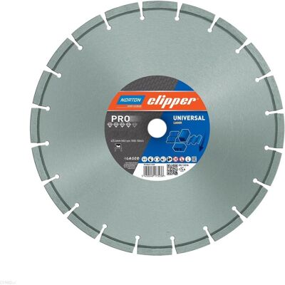 Symantec Norton Clipper, Sägeblatt, Clipper Diamanttrennscheibe Pro Universal Laser - 400x25,4 mm Symantec Norton Clipper, Sägeblatt, Clipper Diamanttrennscheibe Pro Universal Laser - 400x25,4 mm