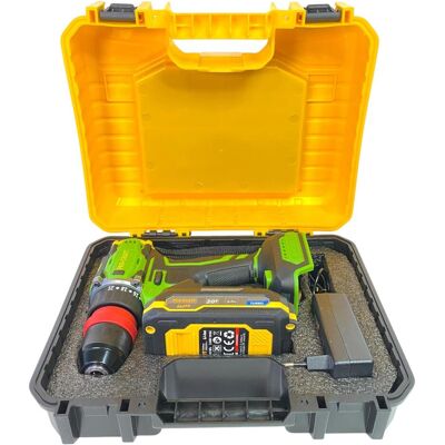 Procraft, Bohrmaschine + Akkuschrauber, PA18ProDFR2-1B-C Akku Bohrschrauber 20 V 30 Nm Brushless + 1x Akku 2,0 Ah + Ladegerät + 32 (Bohrschrauber) Procraft, Bohrmaschine + Akkuschrauber, PA18ProDFR2-1B-C Akku Bohrschrauber 20 V 30 Nm Brushless + 1x Akku 2,0 Ah + Ladegerät + 32 (Bohrschrauber)