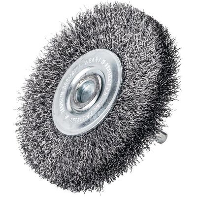 LESSMANN runde Bürste D.50mm - 50mm Durchmesser, 0,2mm Draht, 11mm Stiel - Bürste LESSMANN runde Bürste D.50mm - 50mm Durchmesser, 0,2mm Draht, 11mm Stiel - Bürste