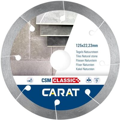 Carat, Sägeblatt, CSMC125300 Diamanttrennscheibe FLIESEN CSM CLASSIC 125x22.2MM Carat, Sägeblatt, CSMC125300 Diamanttrennscheibe FLIESEN CSM CLASSIC 125x22.2MM