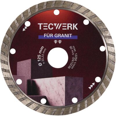 Tecwerk, Sägeblatt, Diamanttrennscheibe GRANIT Tecwerk, Sägeblatt, Diamanttrennscheibe GRANIT