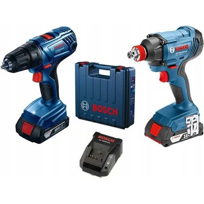 Bosch Professional, Bohrmaschine + Akkuschrauber, Werkzeugset (Bohrschrauber, Schlagschrauber) Bosch Professional, Bohrmaschine + Akkuschrauber, Werkzeugset (Bohrschrauber, Schlagschrauber)