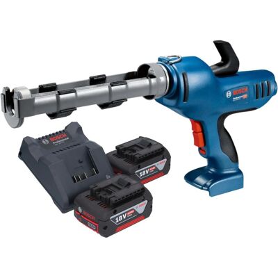 Bosch Professional, Kartuschenpistole + Fettpresse, GCG 18V-310 Professional Akku Kartuschenpresse 18 V 310 ml 3,5 kN + 2x Akku 4,0 Ah + (Kartuschenpistole) Bosch Professional, Kartuschenpistole + Fettpresse, GCG 18V-310 Professional Akku Kartuschenpresse 18 V 310 ml 3,5 kN + 2x Akku 4,0 Ah + (Kartuschenpistole)