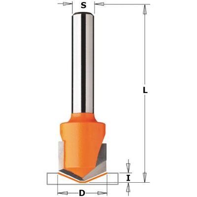 CMT, Fräser, FREZ HM D=18 I=3,3 A=135 S=8 CMT, Fräser, FREZ HM D=18 I=3,3 A=135 S=8