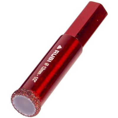 Rubi 12mm Diamant-Bohrkronen - Trocken Keramik, Marmor & Granit Rubi 12mm Diamant-Bohrkronen - Trocken Keramik, Marmor & Granit