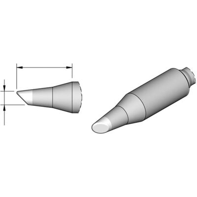 JBC Lötspitze Serie C470, Rundform, C470019/Ø 3,5 mm, abgeschrägt (Lötspitze), Lötgerät Zubehör JBC Lötspitze Serie C470, Rundform, C470019/Ø 3,5 mm, abgeschrägt (Lötspitze), Lötgerät Zubehör