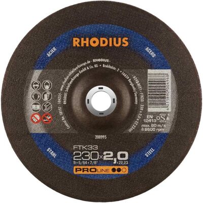 Rhodius, Sägeblatt, FTK33 200995 Trennscheiben-Set 25 St. Stahl Rhodius, Sägeblatt, FTK33 200995 Trennscheiben-Set 25 St. Stahl