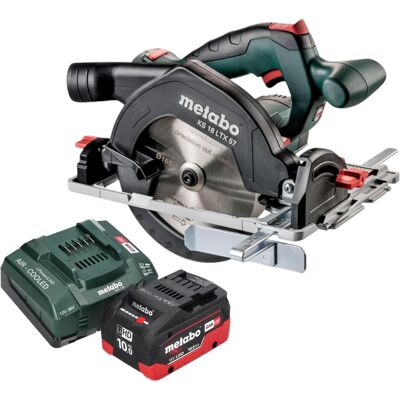 Metabo, Handkreissäge, KS 18 LTX 57 Akku Handkreissäge 18 V 165 mm + 1x LiHD Akku 10,0 Ah + Ladegerät Metabo, Handkreissäge, KS 18 LTX 57 Akku Handkreissäge 18 V 165 mm + 1x LiHD Akku 10,0 Ah + Ladegerät