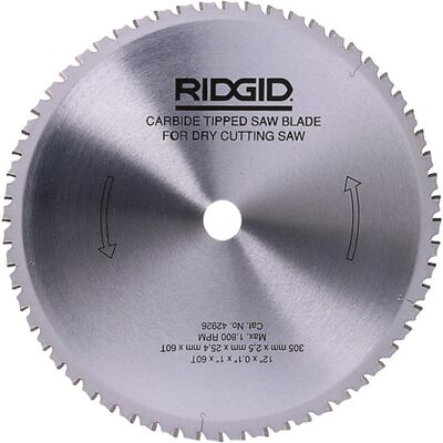 Ridgid, Sägeblatt, Hartmetall Kreissägeblatt Ø355x2,5x25,4 mm 80T Ridgid, Sägeblatt, Hartmetall Kreissägeblatt Ø355x2,5x25,4 mm 80T