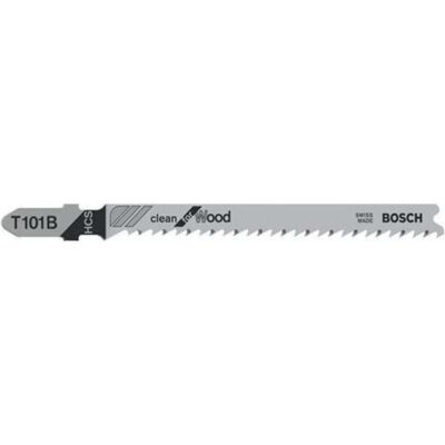 Bosch Professional Zubehör, Sägeblatt, Stichsägeblatt T 101 B Clean for Wood, 100er-Pack Bosch Professional Zubehör, Sägeblatt, Stichsägeblatt T 101 B Clean for Wood, 100er-Pack