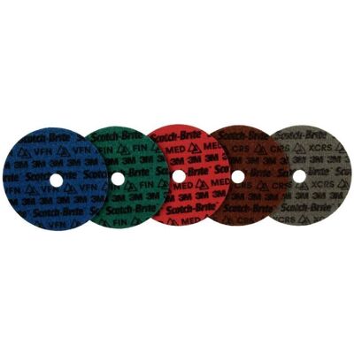 3M Schleifmittel, Präzisions-Vliesscheibe 125mm mittel PN-DH rot/medium Bohrung 22,2m VE25 (Pack mit 25 St) (180) 3M Schleifmittel, Präzisions-Vliesscheibe 125mm mittel PN-DH rot/medium Bohrung 22,2m VE25 (Pack mit 25 St) (180)