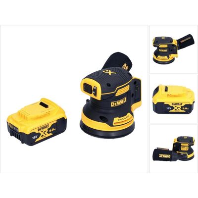 DeWalt, Schleifmaschine + Poliermaschine, DCW 210 N Akku Exzenterschleifer 18 V 125 mm Brushless + 1x Akku 5,0 Ah - ohne Ladegerät (Exzenterschleifer) DeWalt, Schleifmaschine + Poliermaschine, DCW 210 N Akku Exzenterschleifer 18 V 125 mm Brushless + 1x Akku 5,0 Ah - ohne Ladegerät (Exzenterschleifer)