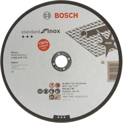 Bosch Professional Zubehör, Sägeblatt, PRO Stainless Steel and Metal Trennscheibe, 230 x 1,9 x 22,23 mm Bosch Professional Zubehör, Sägeblatt, PRO Stainless Steel and Metal Trennscheibe, 230 x 1,9 x 22,23 mm