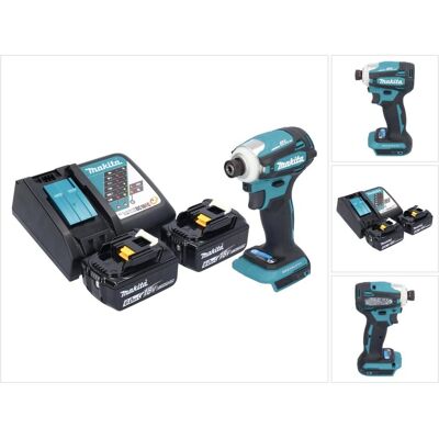 Makita, Bohrmaschine + Akkuschrauber, DTD 172 RG Akku Schlagschrauber 18 V 180 Nm 1/4" Brushless + 2x Akku 6,0 Ah + Ladegerät (Schlagschrauber) Makita, Bohrmaschine + Akkuschrauber, DTD 172 RG Akku Schlagschrauber 18 V 180 Nm 1/4" Brushless + 2x Akku 6,0 Ah + Ladegerät (Schlagschrauber)