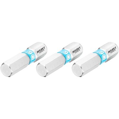 HAZET, Bits, Bit 2204N-6/3 ∙ Sechskant6,3 (1/4 Zoll) ∙ Innen Sechskant Profil ∙ 6 mm ∙ Anzahl Werkzeuge: 3… (Innensechskant) HAZET, Bits, Bit 2204N-6/3 ∙ Sechskant6,3 (1/4 Zoll) ∙ Innen Sechskant Profil ∙ 6 mm ∙ Anzahl Werkzeuge: 3… (Innensechskant)