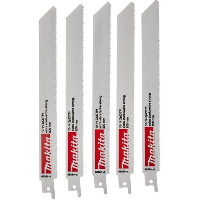 Makita, Sägeblatt, Zubehör P-49529 Stichsägeblatt Holz/Stahl 200 mm pro 5 Stück Makita, Sägeblatt, Zubehör P-49529 Stichsägeblatt Holz/Stahl 200 mm pro 5 Stück