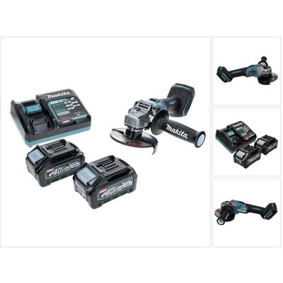 Makita, Winkelschleifer, GA 005 GM2 Akku Winkelschleifer 40 V max. 125 mm Brushless XGT + 2x Akku 4,0 Ah + Ladegerät (125 mm) Makita, Winkelschleifer, GA 005 GM2 Akku Winkelschleifer 40 V max. 125 mm Brushless XGT + 2x Akku 4,0 Ah + Ladegerät (125 mm)