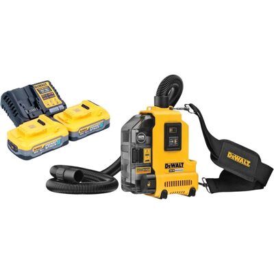 DeWalt, Industriestaubsauger, DWH 161 H2 Akku Universalabsaugung 18 V 0,21 l Brushless + 2x Powerstack Akku 5,0 Ah + DeWalt, Industriestaubsauger, DWH 161 H2 Akku Universalabsaugung 18 V 0,21 l Brushless + 2x Powerstack Akku 5,0 Ah +