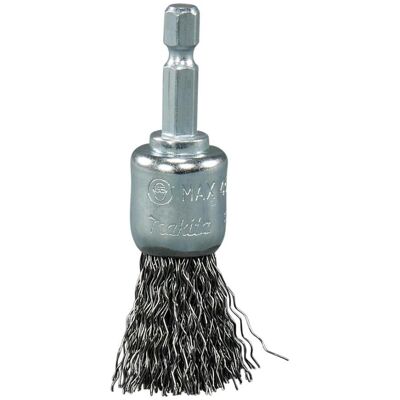 Makita, Schleifmittel, Zubehör D-76526 Bürste ZK1/4" x 19 mm gefalteter Stahl Makita, Schleifmittel, Zubehör D-76526 Bürste ZK1/4" x 19 mm gefalteter Stahl