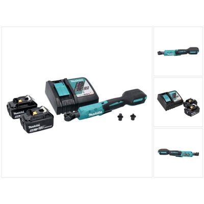 Makita, Ratsche, DWR 180 RG Akku Ratschenschrauber 18 V 47,5 Nm 1/4" 3/8" + 2x Akku 6,0 Ah + Ladegerät (1/4") Makita, Ratsche, DWR 180 RG Akku Ratschenschrauber 18 V 47,5 Nm 1/4" 3/8" + 2x Akku 6,0 Ah + Ladegerät (1/4")