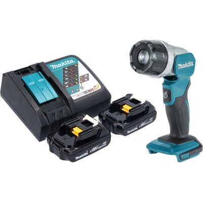 Makita, Arbeitsleuchte, DML 808 RY Akku Handstrahler 14,4 / 18 V 190 lm LED + 2x Akku 1,5 Ah + Ladegerät (190 lm) Makita, Arbeitsleuchte, DML 808 RY Akku Handstrahler 14,4 / 18 V 190 lm LED + 2x Akku 1,5 Ah + Ladegerät (190 lm)