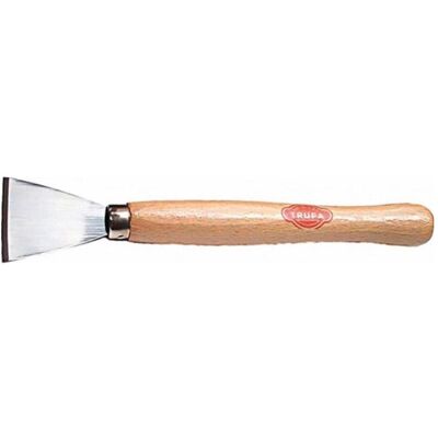 Trufa, Kelle + Spachtel, Entrostungsspachtel Breite 60 mm fein poliert Holz rund (6 cm) Trufa, Kelle + Spachtel, Entrostungsspachtel Breite 60 mm fein poliert Holz rund (6 cm)