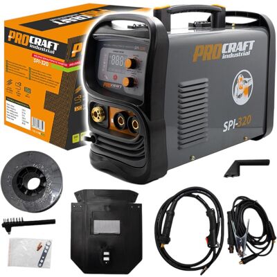 Procraft, Schweissgerät, Industrial SPI-320 Inverter Schweissgerät 5,3 kW 19,65 V 160 A halbautomatisch (Inverterschweissgerät) Procraft, Schweissgerät, Industrial SPI-320 Inverter Schweissgerät 5,3 kW 19,65 V 160 A halbautomatisch (Inverterschweissgerät)