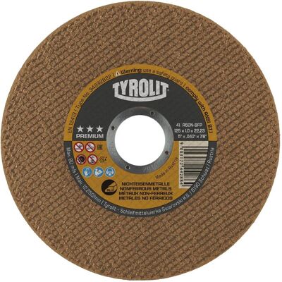 Tyrolit, Sägeblatt, Trennscheibe gerade Premium*** superdünn 115 x 1,0 x 22,23 mm Alu Form41 Tyrolit, Sägeblatt, Trennscheibe gerade Premium*** superdünn 115 x 1,0 x 22,23 mm Alu Form41