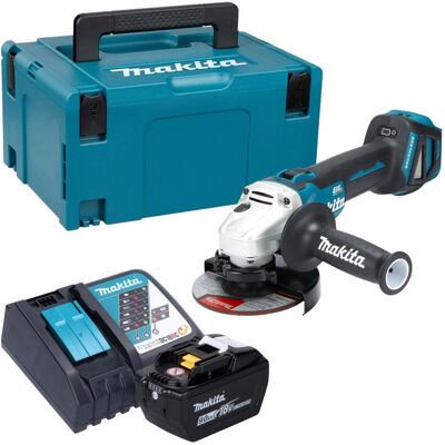 Makita, Winkelschleifer, DGA 511 Z Akku Winkelschleifer 18 V 125 mm Brushless + 1x Akku 9,0 Ah + Ladegerät + Makpac (125 mm) Makita, Winkelschleifer, DGA 511 Z Akku Winkelschleifer 18 V 125 mm Brushless + 1x Akku 9,0 Ah + Ladegerät + Makpac (125 mm)