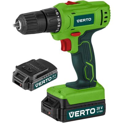 Verto, Bohrmaschine + Akkuschrauber, 50G291 20 V drill, 2 x 1.5 Ah battery (Bohrschrauber) Verto, Bohrmaschine + Akkuschrauber, 50G291 20 V drill, 2 x 1.5 Ah battery (Bohrschrauber)