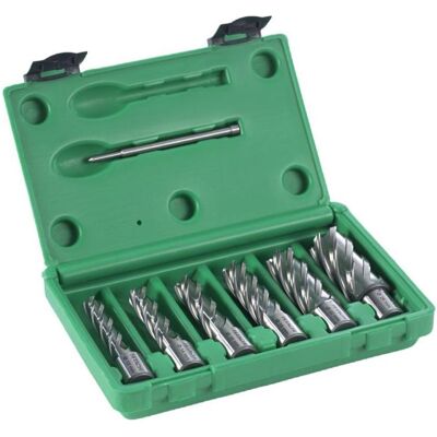 Hikoki, Bohrereinsatz, Zubehör 754499 7-teiliges HSS-Metallkernbohrer-Set 12/14/16/18/22/26x55mm + Zentrierstift (12 Millimeter, 14 Millimeter, 16 Millimeter, 18 Millimeter, 26 Millimeter, 4-22 Millimeter) Hikoki, Bohrereinsatz, Zubehör 754499 7-teiliges HSS-Metallkernbohrer-Set 12/14/16/18/22/26x55mm + Zentrierstift (12 Millimeter, 14 Millimeter, 16 Millimeter, 18 Millimeter, 26 Millimeter, 4-22 Millimeter)