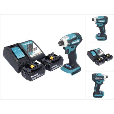 Makita, Bohrmaschine + Akkuschrauber, DTD 172 RM Akku Schlagschrauber 18 V 180 Nm 1/4" Brushless + 2x Akku 4,0 Ah + Ladegerät (Schlagschrauber) Makita, Bohrmaschine + Akkuschrauber, DTD 172 RM Akku Schlagschrauber 18 V 180 Nm 1/4" Brushless + 2x Akku 4,0 Ah + Ladegerät (Schlagschrauber)